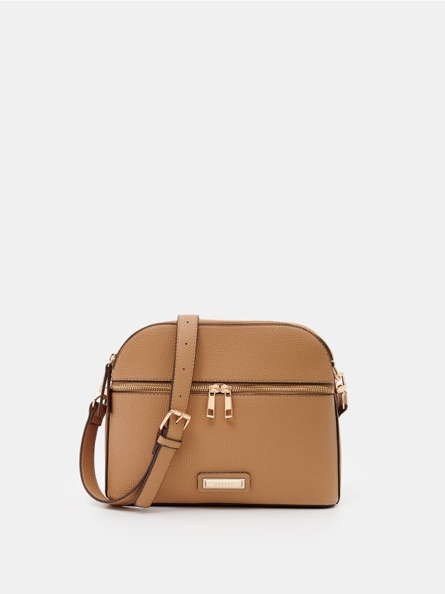 Mohito - Brązowa torebka crossbody - beżowy