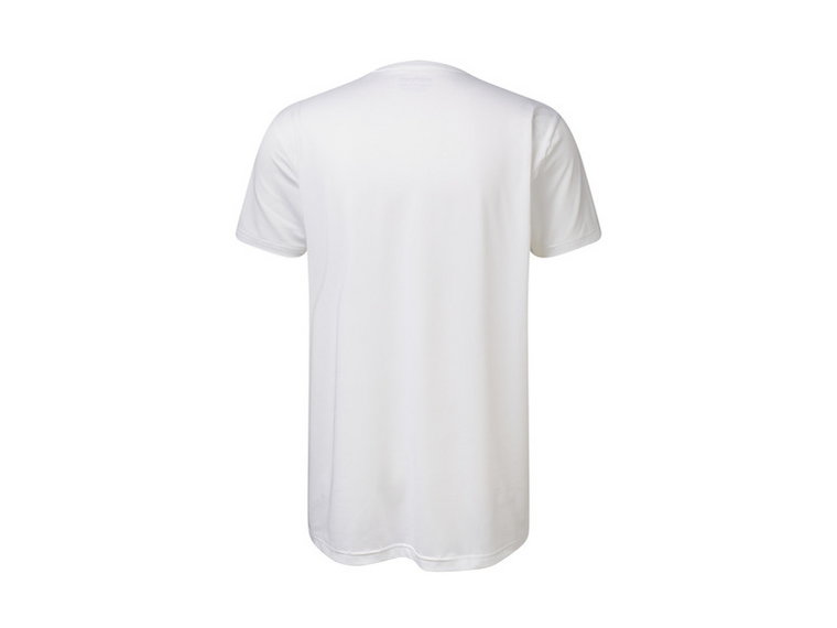 Mistral T-shirt męski z okrągłym dekoltem (S (44/46), Biały)