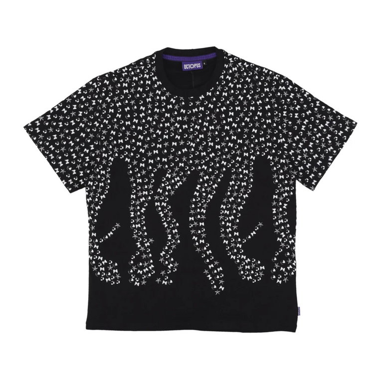 Studs Tee Czarna Streetwear Koszulka Octopus