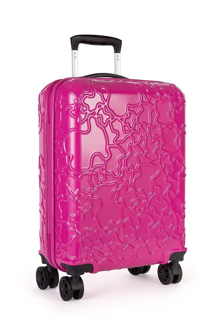 Tous walizka Albatana kolor różowy