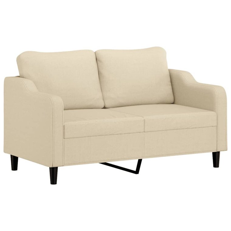 Sofa 2-osobowa Kremowa 158x77x80cm - Nowoczesny de