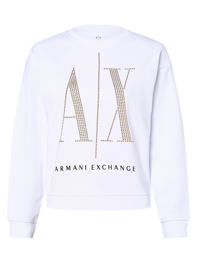 Armani Exchange - Damska bluza nierozpinana, biały