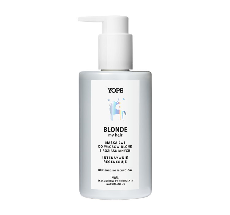 YOPE BLONDE MY HAIR MASKA 2W1 DO WŁOSÓW BLOND I ROZJAŚNIANYCH 300ML