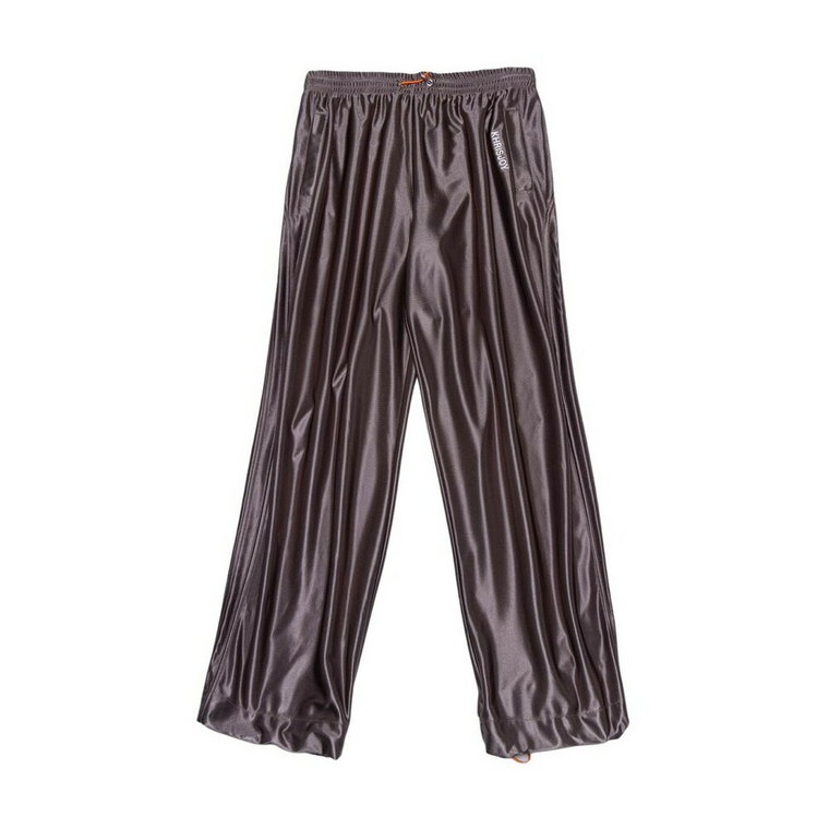 Eleganckie Spodnie do Biegania - Brązowa Kolekcja Oversize Khrisjoy