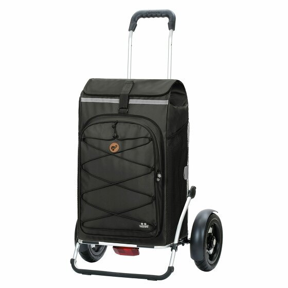Andersen Shopper Royal Shopper Plus Fado 2.0 wózek sklepowy 72 cm z kołami pneumatycznymi schwarz