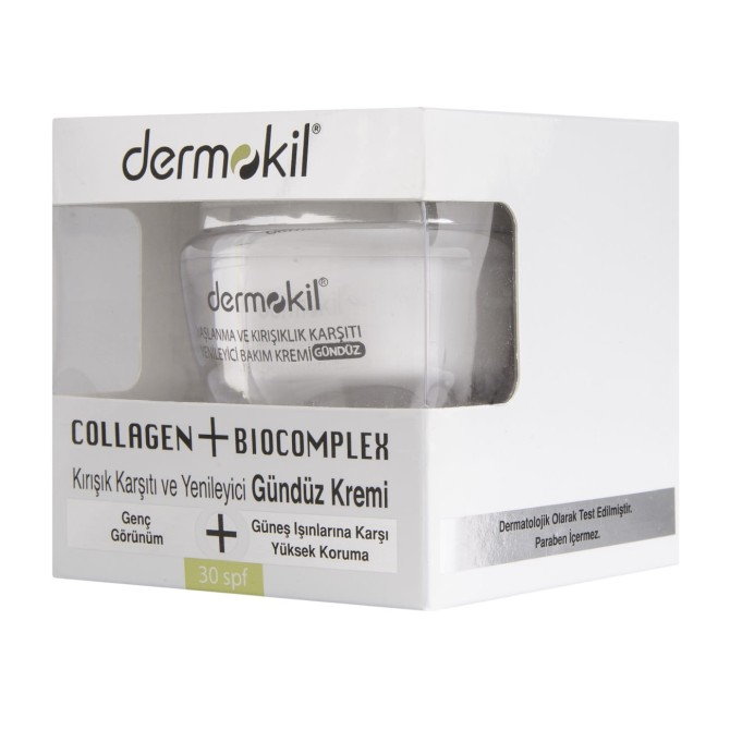 Dermokil Collagen+Biocomplex SPF30 przeciwzmarszczkowy krem do twarzy na dzień 50ml