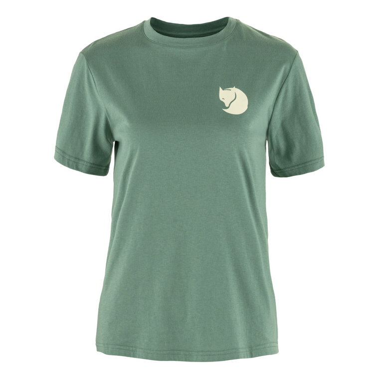 Damska koszulka Fjallraven Walk With Nature T-shirt patina green - M