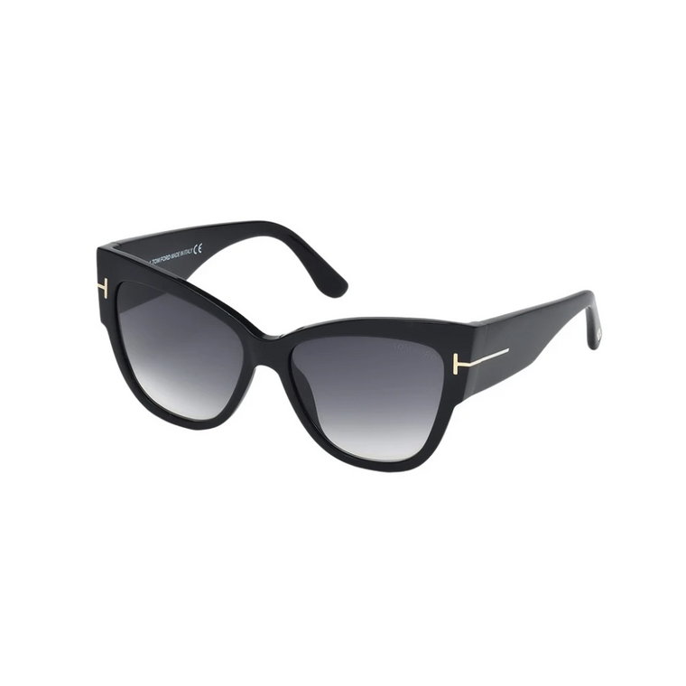 Okulary przeciwsłoneczne, Plastikowa rama, Ft0371 Tom Ford