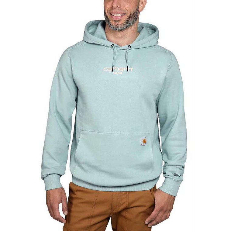 Bluza sportowa męska z kapturem Carhartt Force Lightweight Logo