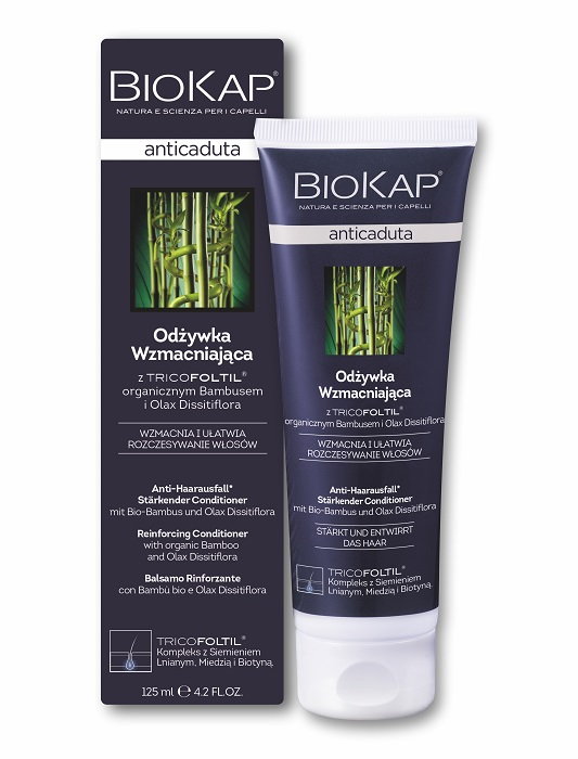 Biokap Anticaduta Odżywka Wzmacniająca z Organicznym Bambusem i Olax Sissitiflora 125 ml