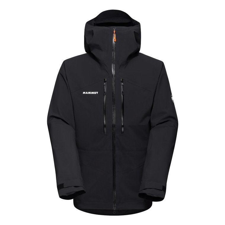 Męska kurtka przeciwdeszczowa Mammut Taiss HS Hooded Jacket black - M