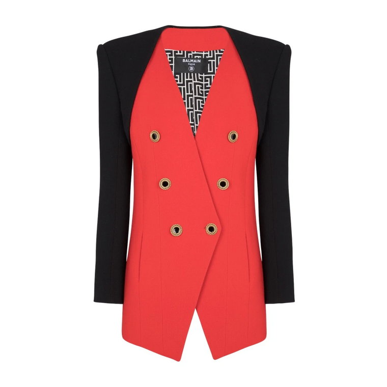 Double trompe l`oeil jacket Balmain