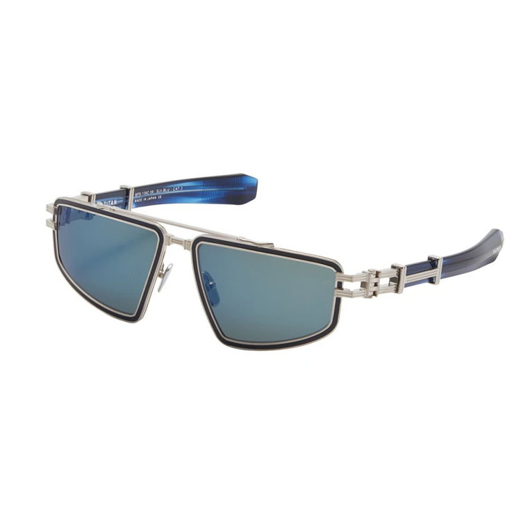 Titan Silver-Navy Okulary przeciwsłoneczne dla Mężczyzn Balmain