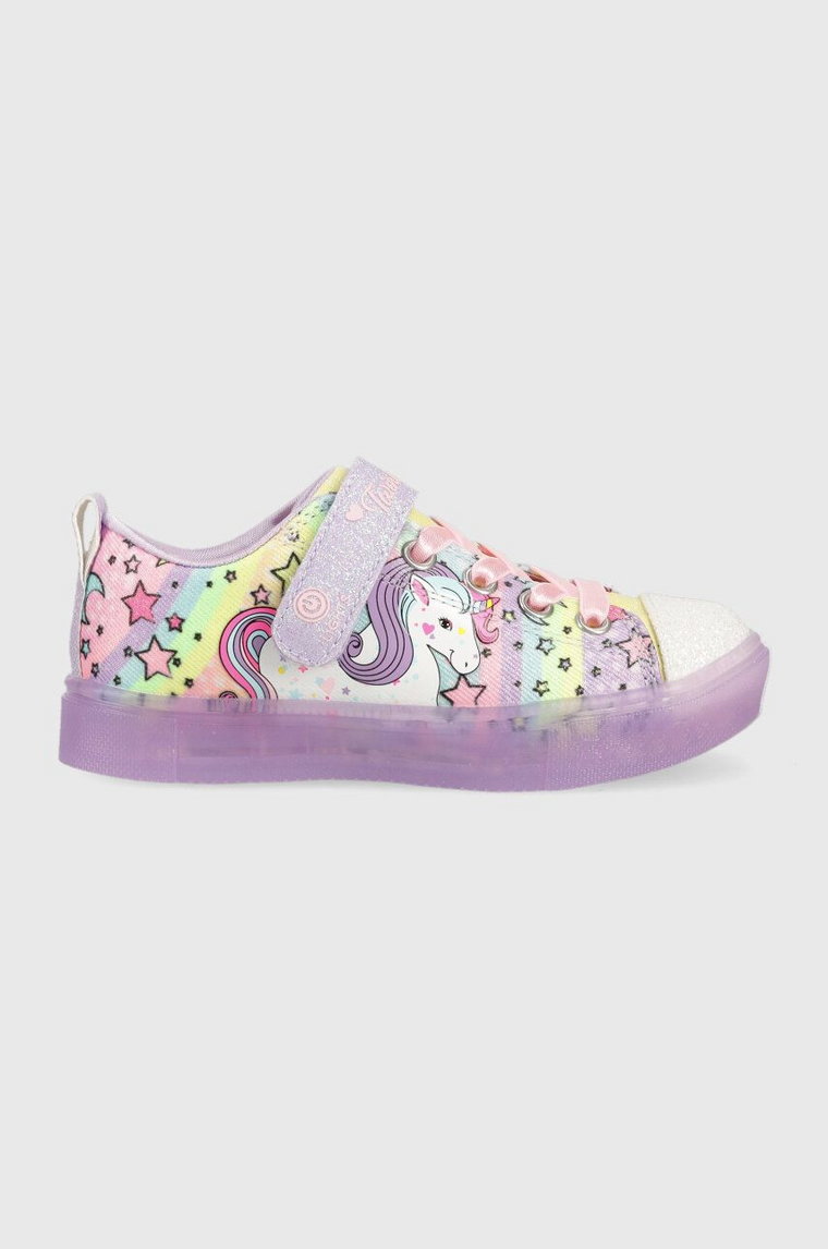 Skechers tenisówki dziecięce Twinkle Sparks Ice Unicorn kolor fioletowy