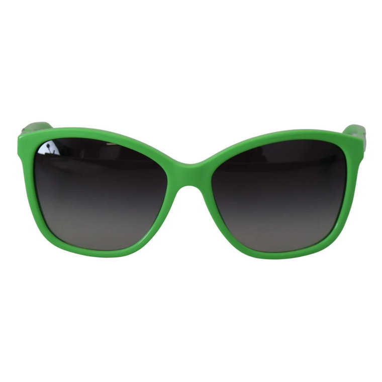 Zielone Okrągłe Okulary Przeciwsłoneczne UV Dolce & Gabbana