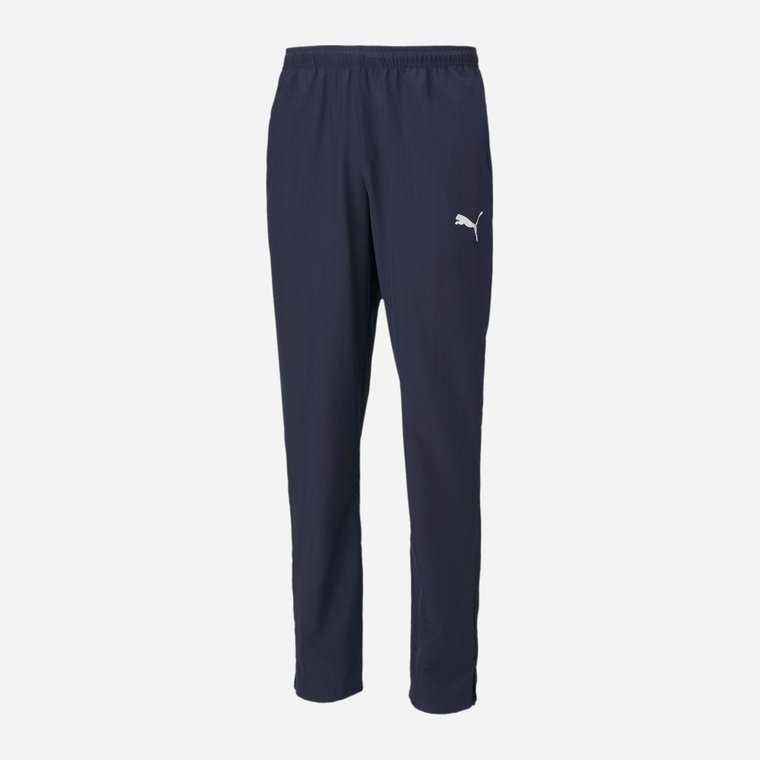 Spodnie sportowe młodzieżowe chłopięce Puma teamRISE Sideline Pants 65732906 164 cm Niebieskie (4063697198647). Spodnie dresowe chłopięce