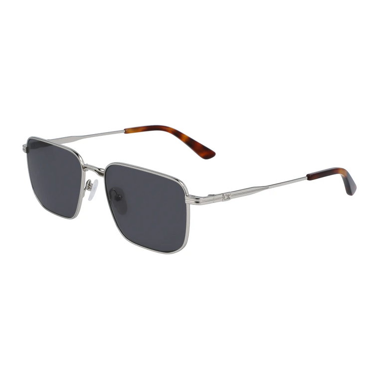 Srebrne/Szare Okulary przeciwsłoneczne Ck23101S Calvin Klein