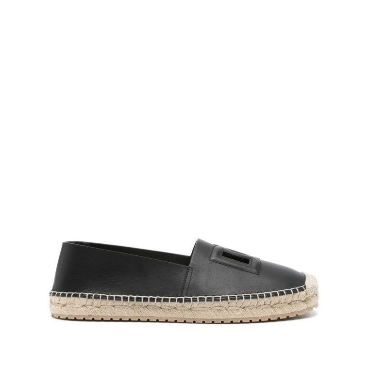 Espadryle z tłoczonym logo Dolce & Gabbana