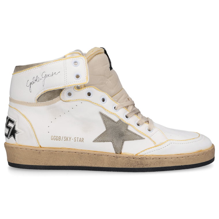 Golden Goose Trampki wysokie SKY STAR skóra cielęca