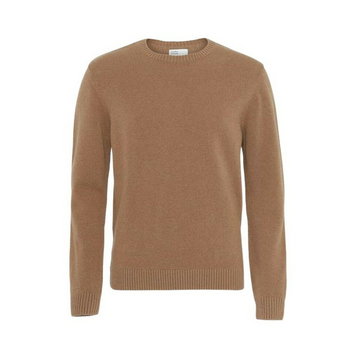 Colorful Standard, Classic Merino Wool Sweater Brązowy, male,