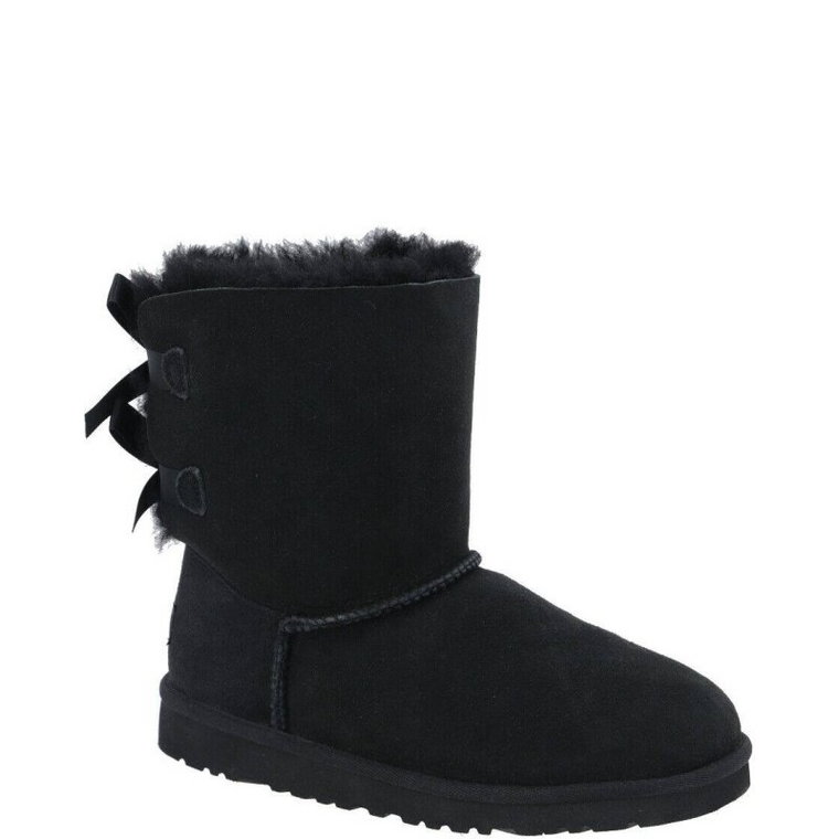 UGG Skórzane śniegowce Bailey Bow II | z dodatkiem wełny