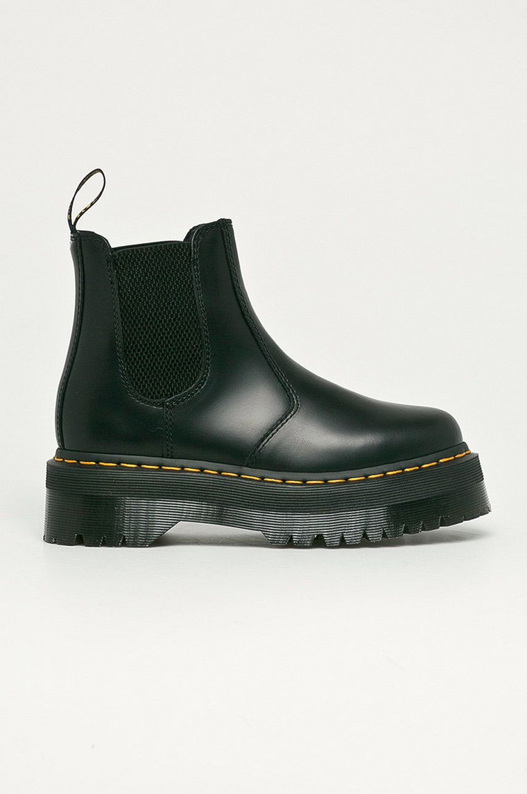 Dr. Martens - Sztyblety skórzane 2976 Quad DM24687001.Quad-BLACK