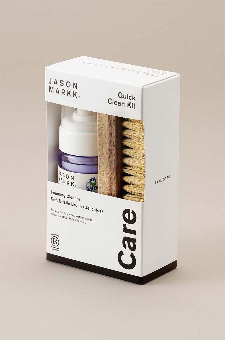 Jason Markk zestaw do czyszczenia obuwia Quick Clean Kit kolor transparentny JM310610