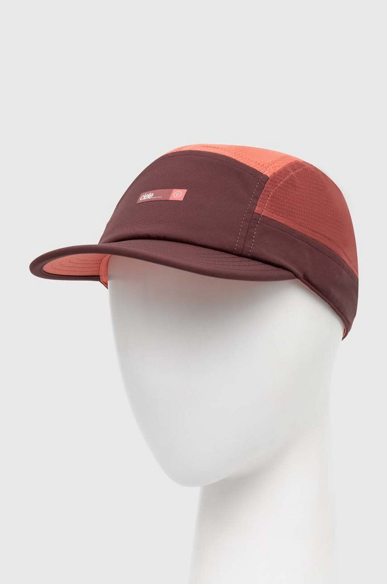 Ciele Athletics czapka z daszkiem ALZCap - Horizon kolor bordowy wzorzysta CLALZCH-DW001