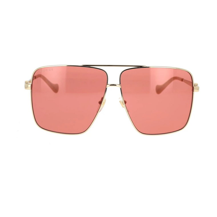 Retro Oversized Okulary przeciwsłoneczne z łańcuchem GG Cut-Out Gucci