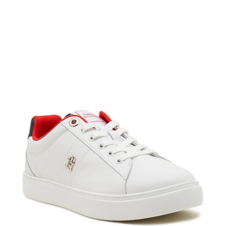 Tommy Hilfiger Skórzane sneakersy ESSENTIAL ELEVATED COURT SNEAKER