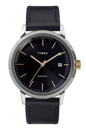 Timex zegarek TW2T23100 Marlin Automatic męski kolor srebrny