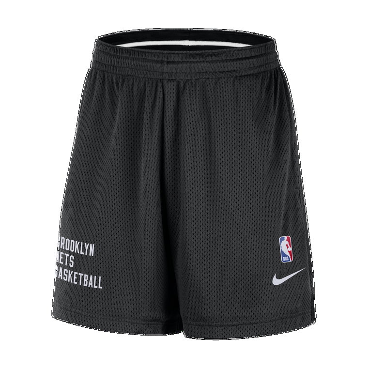 Spodenki męskie z siateczki Nike NBA Brooklyn Nets - Czerń