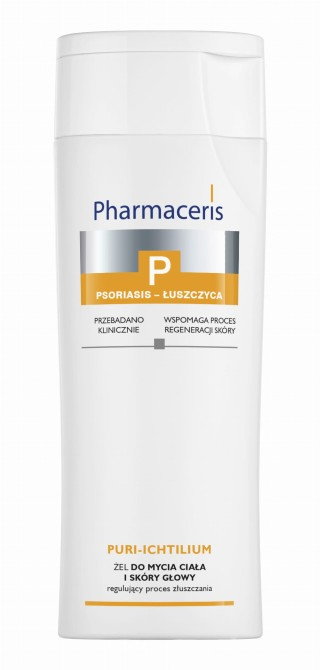 PHARMACERIS P PURI-ICHTILIUM Żel Do Mycia Ciała i Skóry Głowy Regulujący Proces Złuszczania - 250 ml