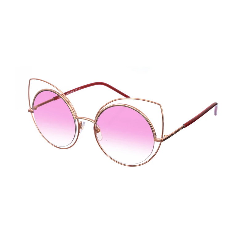 Stylowe okulary przeciwsłoneczne z degradacją niebieskich soczewek Marc Jacobs
