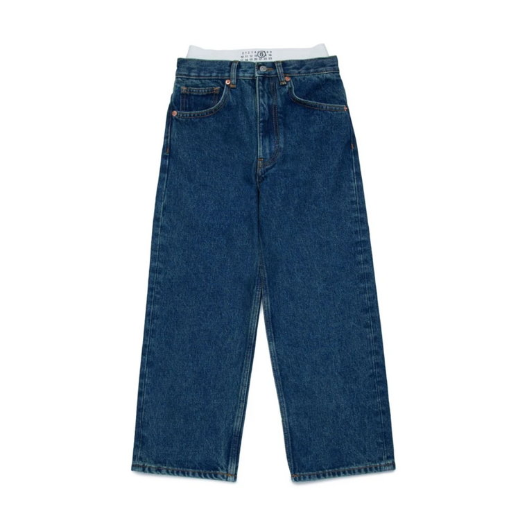 Niebieskie Jeansy dla Kobiet MM6 Maison Margiela