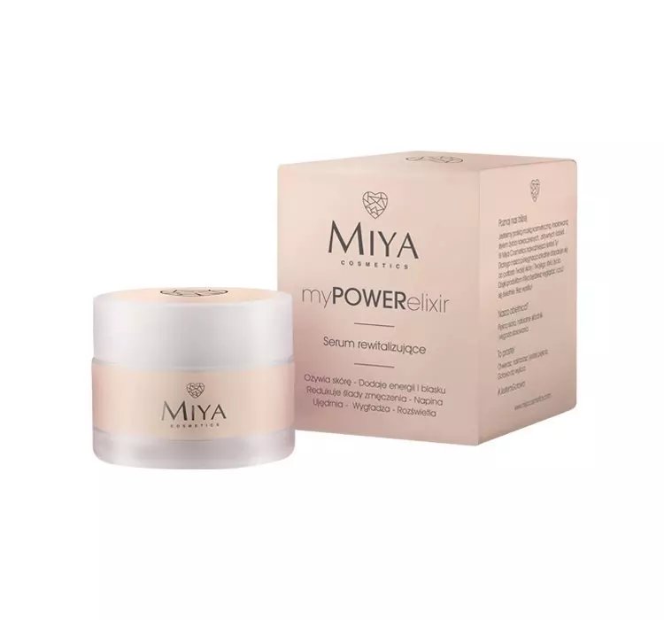 MIYA COSMETICS MY POWER ELIXIR NATURALNE SERUM REWITALIZUJĄCE 15ML