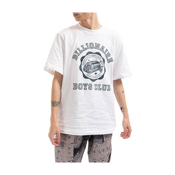 Billionaire Boys Club, Academy Logo T-Shirt Biały, male,