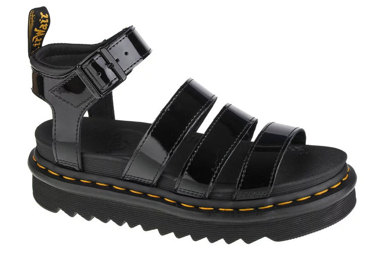 Dr. Martens Blaire Strap Sandals DM24192001, Damskie, Czarne, sandały, skóra licowa, rozmiar: 39