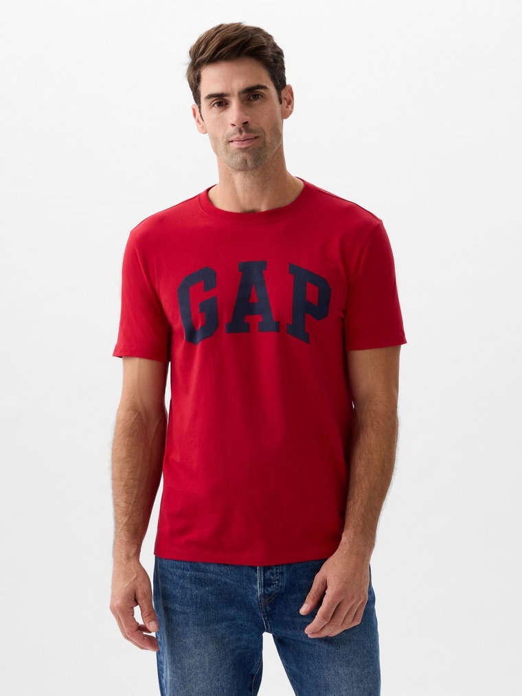 Koszulka bawełniana długa męska GAP 856659-05 S Czerwona (1200132704183). T-shirty męskie