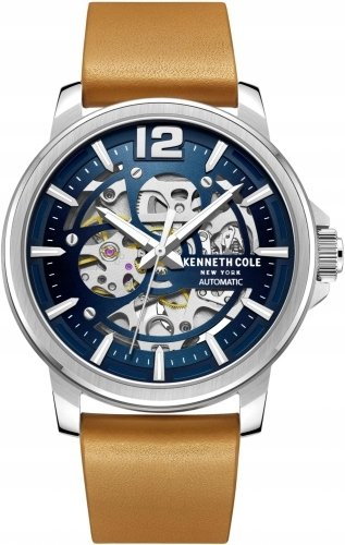 Zegarek męski KENNETH COLE KCWGE2220502 granatowy klasyczny skeleton