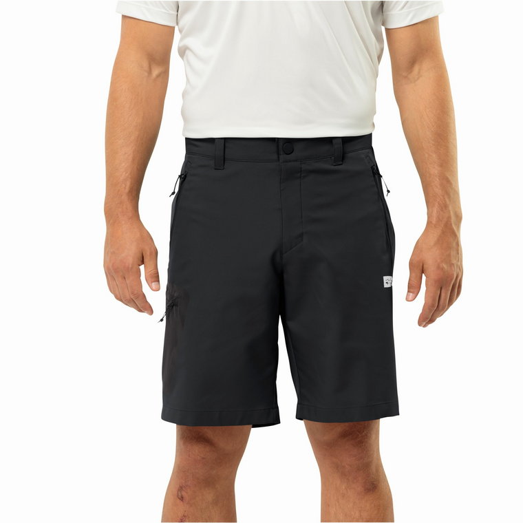 Męskie spodenki softshellowe Jack Wolfskin ACTIVE TRACK SHORTS M black - 46