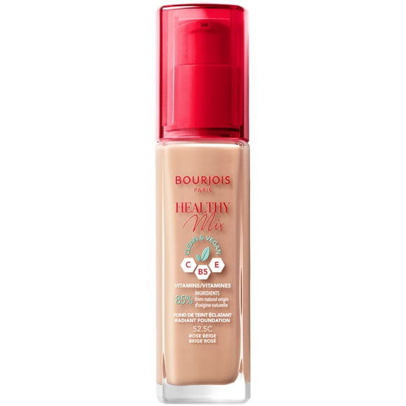 Bourjois Healthy Mix Clean wegański podkład rozświetlający 52.5 Rose Beige 30ml