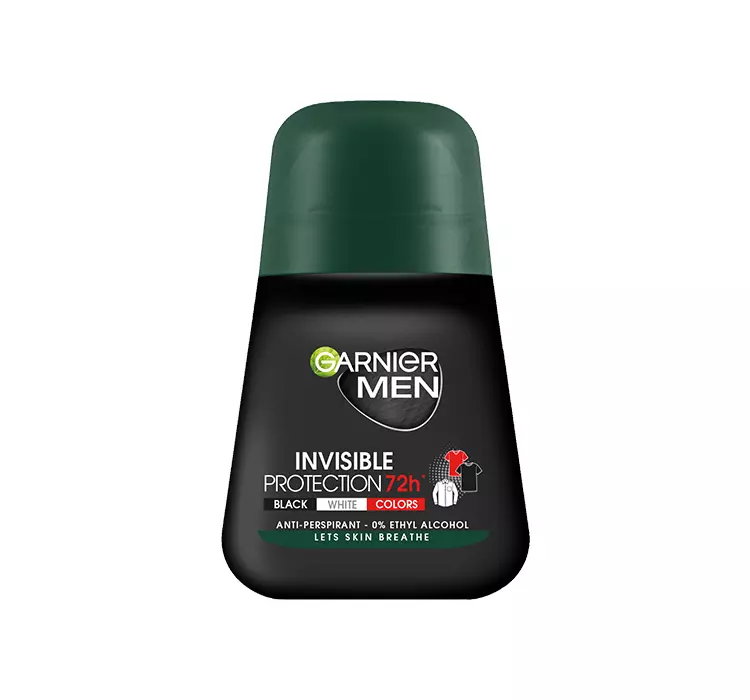 GARNIER MEN INVISIBLE PROTECTION 72H ANTYPERSPIRANT ROLL ON DLA MĘŻCZYZN 50ML