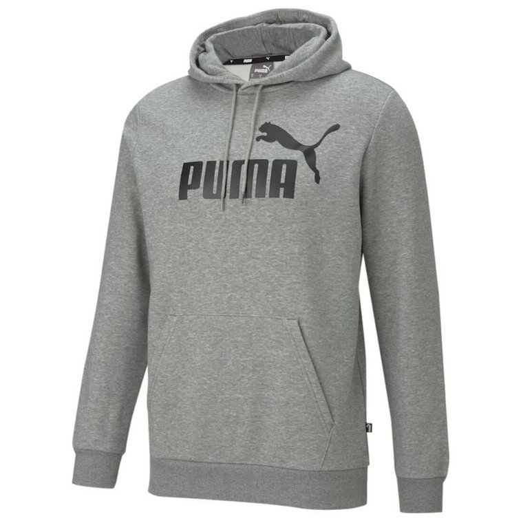 Puma Essential Big Logo Hoody, męska bluza, szara