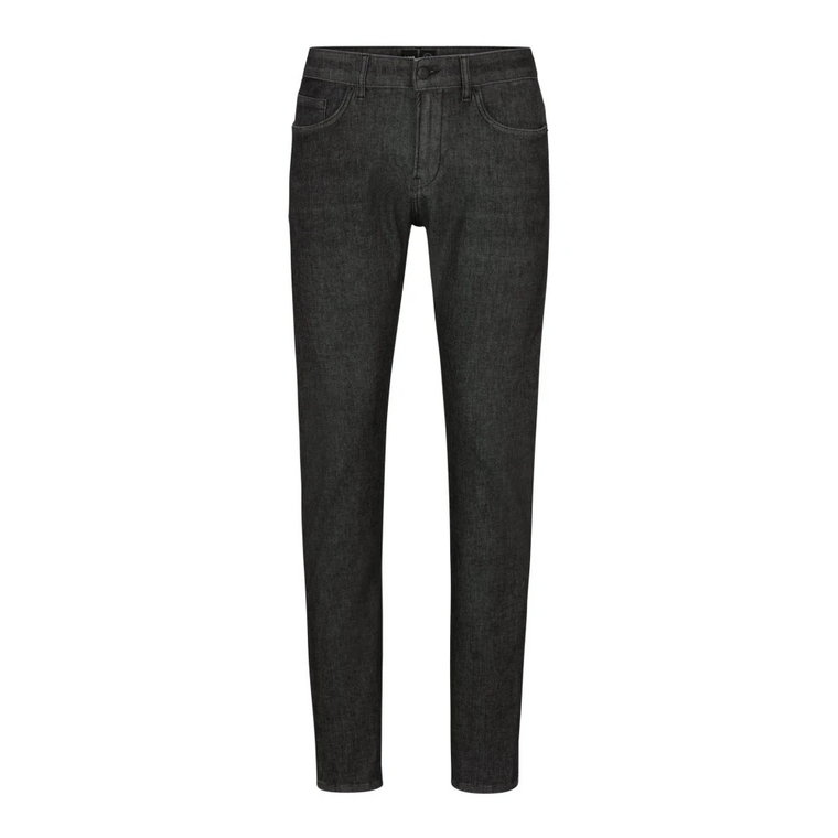 Czarne Jeansy Denim Boss