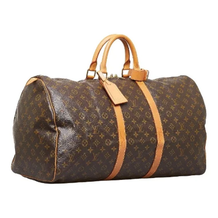 Brązowa torba podróżna Keepall Louis Vuitton Vintage