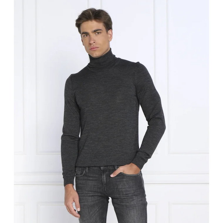 BOSS BLACK Wełniany golf Musso-P | Slim Fit