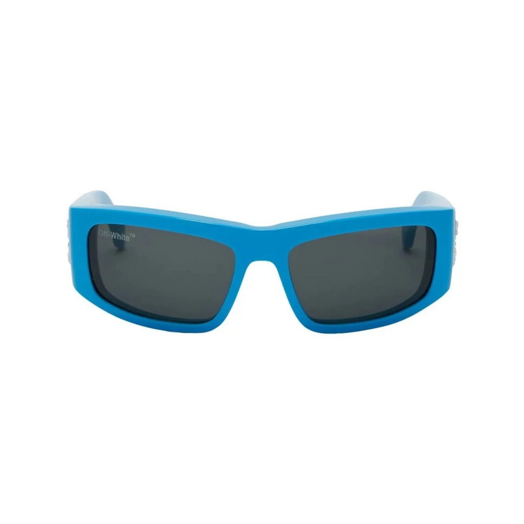 Niebieskie Okulary przeciwsłoneczne z oryginalnym etui Off White