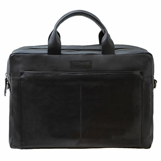 Pride and Soul Nomad Briefcase Leather 42 cm Komora na laptopa schwarz