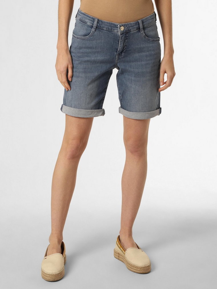 MAC - Damskie spodenki jeansowe  Shorty, niebieski